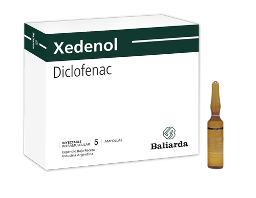 Xedenol Inyectable_0_10.png Xedenol Inyectable Diclofenac aine Analgésico Antiinflamatorio no esteroideo artritis. columna Diclofenac dolor agudo espalda golpe hombro mano Procesos inflamatorios agudos rodilla tobillo trauma Xedenol Inyectable